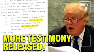 More SHOCKING Deposition Testimony of Trump UNSEALED by Federal Judge