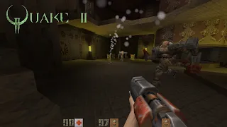 Quake 2 (Yamagi Source port) p.16 | Unit 4: Mine: Borehole | 4K/60