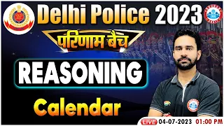 Delhi Police 2023, Calendar Reasoning Class, Reasoning For Delhi Police परिणाम बैच