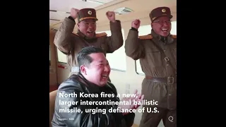 North Korea Fires Larger Intercontinental Ballistic Missile