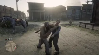 Red Dead Redemption 2 драка