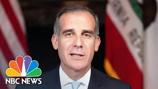 L.A. Mayor Garcetti: 'It's Time To Go Home' | NBC News