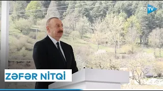 Prezident İlham Əliyevin Zəfər Qurultayında çıxışı