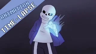 [Animation Time-Lapse] Undertale: Sans