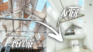 2 YEARS TIMELAPSE RENOVATING AN ABANDONED FACTORY TO A BEAUTIFUL HOUSE