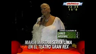 María Martha Serra Lima y el Trio Los Panchos en el Teatro GRAN REX - Abril de 2008 - Crónica TV