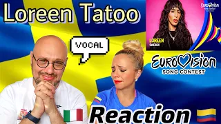 Loreen - Tattoo | Sweden 🇸🇪  (SUB) Eurovision 2023 - Reaction 🇮🇹