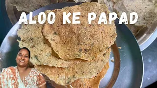 Aloo Ke Papad in 3 ways | Potato PapadRecipe Babita Kitchen