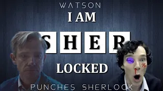 Watson punches Sherlock