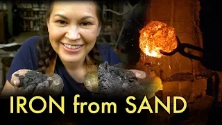 IRON from SAND - Oldest form of iron smelting