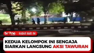 Tawuran Disiarkan di Medsos, Polisi Ciduk Sembilan Pelaku | Kabar Hari Ini tvOne