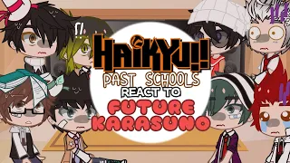 Past Haikyuu React To Future Karasuno || Ft. Some Haikyuu Characters || TYSM FOR 4K || Gacha Club