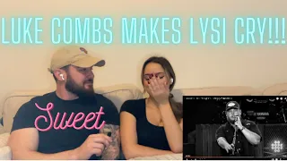NYC Couple Reacts to Luke Combs "Even Though I'm Leaving" (Lysi Cries!)