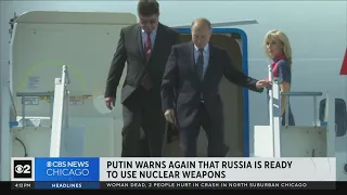 Putin warns again that Russia is ready to use nuclear weapons