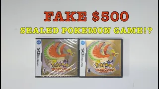 SEALED Pokemon HeartGold? Fake vs Real Pokemon Game Comparison! Is your copy legit and authentic?