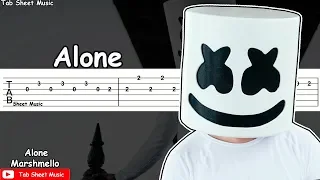 Marshmello - Alone Guitar Tutorial