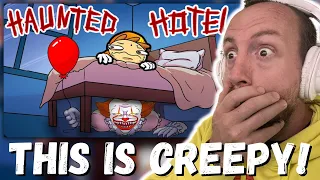 THIS IS CREEPY! SockStudios my experience in the SCARIEST hotel ever (REACTION!!!)