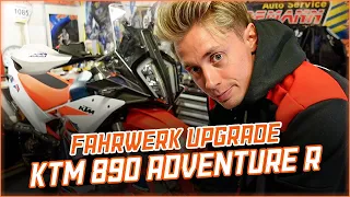 KTM 890 Adventure R:  WP-Fahrwerk und Akrapovič-Auspuff Upgrade