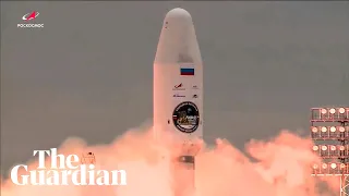 Russia launches Luna-25 mission in race to sample moon's south pole