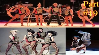 Girls Spinning Rings In Lucky irani Circus Ringling Rings Crew Part 19