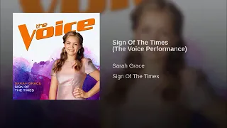 Season 15 Sarah Grace "Sign Of The Times" Studio Version