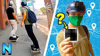 We Went TREASURE HUNTING Around Los Angeles On Onewheels | Geocaching