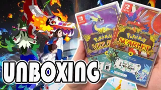Pokemon Scarlet & Violet + The Hidden Treasure of Area Zero (Nintendo Switch) Unboxing