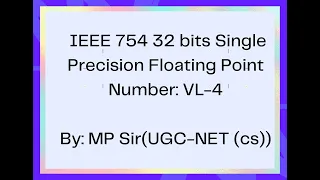 IEEE 754 32 bits