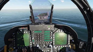 Despegue y Aterrizaje Con El F18 En El Portaaviones Entrenamiento | Digital Combat Simulator