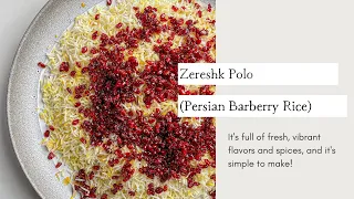 Best Zereshk Polo (Persian Rice with Barberries) | Cooking with Zahra