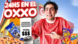 24 HORAS COMIENDO DEL OXXO 😭🌮 | Leo Study