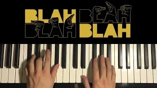 HOW TO PLAY - Armin van Buuren - Blah Blah Blah (Piano Tutorial Lesson)