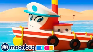 Treasure Island Boat｜Go Buster｜Children's Music｜Trucks For Kids｜Gecko's Songs