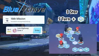 Blue Archive Global - Story Stage Hard 18-1 (3 Star & 5 Turn Clear) + Pyro Box