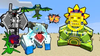 Barako The Sun Chief Vs Mowzie's Mobs Monsters in Minecraft