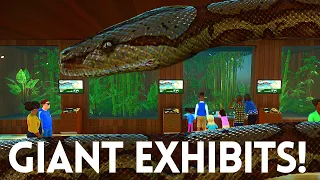 Making GIANT Exhibits for a Reptile House