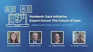 Pandemic Data Initiative Expert Forum: The Future of Data