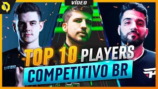 RANQUEMOS os 10 MELHORES JOGADORES do COMPETITIVO BR