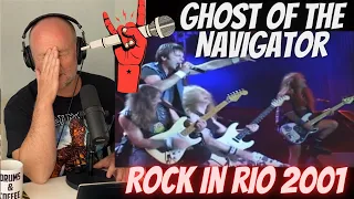 Drum Teacher Reacts: Iron Maiden - 'Ghost Of The Navigator' - Rock in Rio 2001