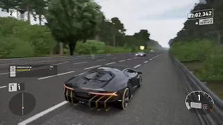 Forza 7 Drag Race Lamborghini Centenario vs Aventador SV