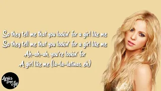 GIRL LIKE ME - Shakira, Black Eyed Peas (Lyrics/Letra)