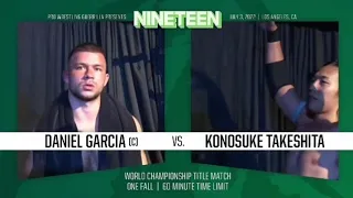 Daniel Garcia vs Konosuke Takeshita - PWG : Nineteen - Match Highlights