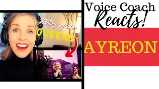 Voice Coach Reacts | AYREON | Valley of the Queens | Floor | Anneke | Marcela