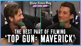 Miles Teller and Glen Powell of 'Top Gun: Maverick' Fix the Cowboys and Eagles | Slow News Day