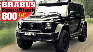 Brabus 800 4x4² Superblack based on Mercedes-AMG G63