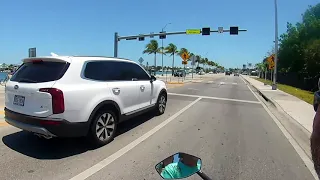 Key West on a scooter.