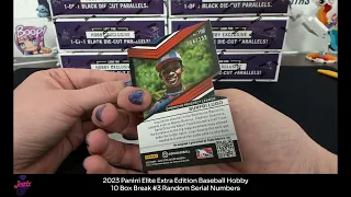 2023 Panini Elite Extra Edition Baseball 10 Box Break #3