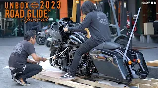 Unbox แกะกล่อง รถใหม่! 2023 HARLEY-DAVIDSON® ส่งตรงจากโรงงาน