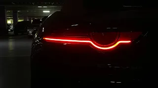 Jaguar f-type car cinematic 4k