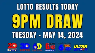 PCSO Lotto Result Today Live 9PM Draw May 14, 2024 (Tuesday) Ez2 | Swertres 6D 6/42 6/49 6/58 Lotto